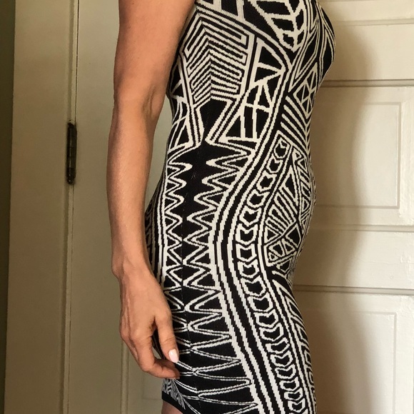 Arden B dress small black and white bodycon - Picture 3 of 6